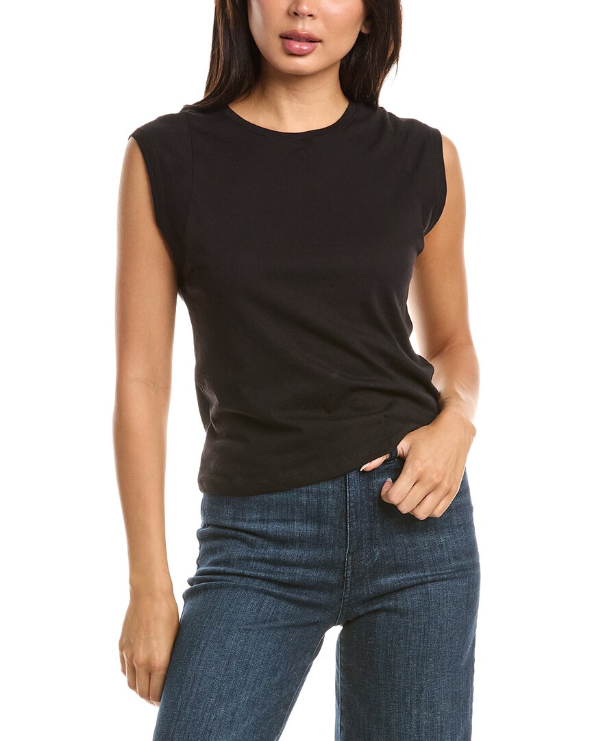 T Tahari T Tahari Extended Shoulder Crewneck Sweater