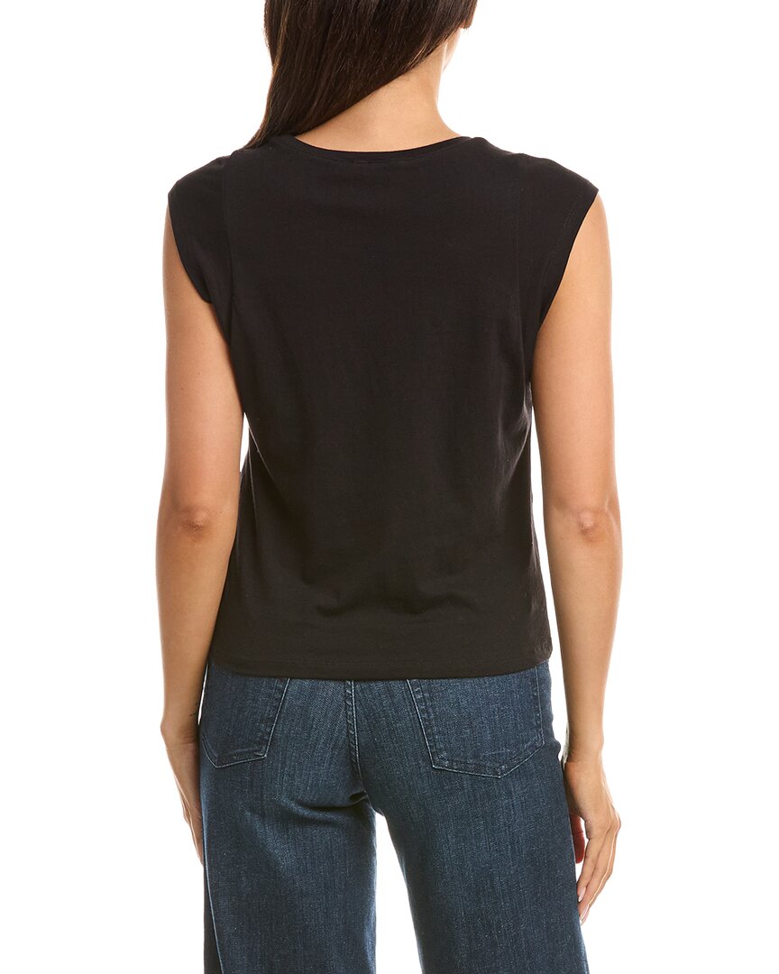 T Tahari T Tahari Extended Shoulder Crewneck Sweater