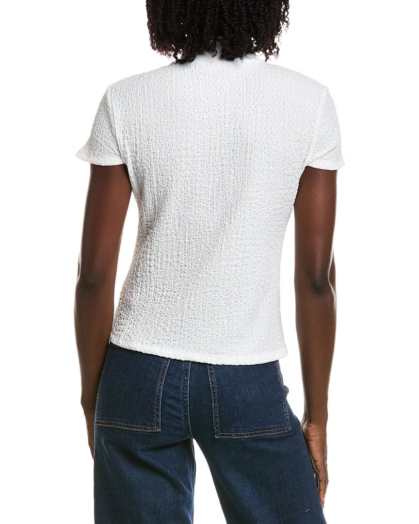 T Tahari T Tahari Cap Sleeve Mock Neck Top