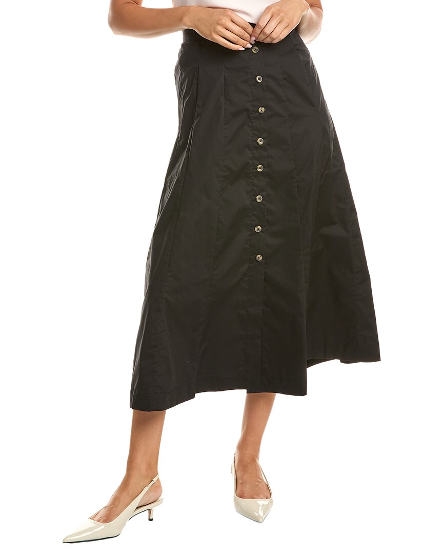T Tahari T Tahari Button Midi Skirt