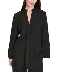 Halston Halston V-Neck Tunic