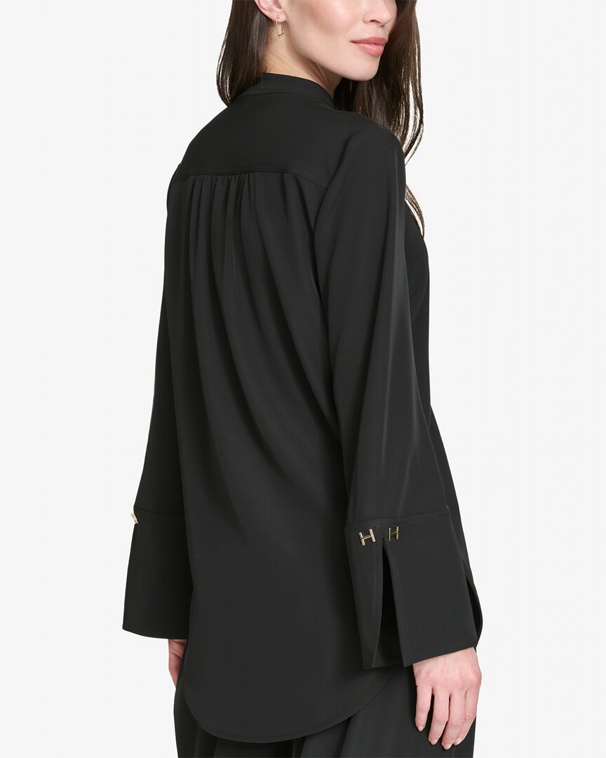 Halston Halston V-Neck Tunic