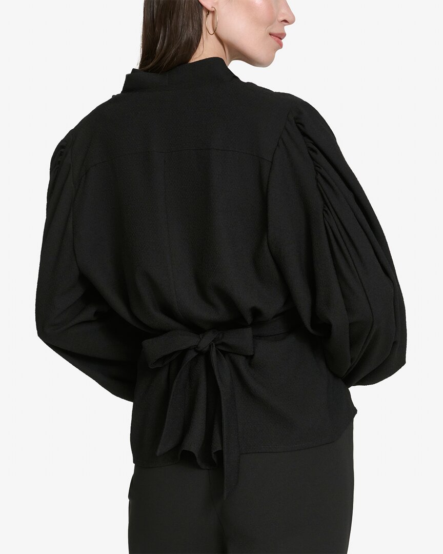 Halston Halston Tie Waist Blouse