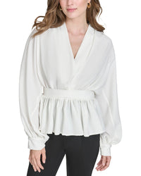 Halston Halston Tie Waist Blouse