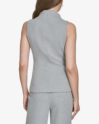 Halston Halston Knit Mock Neck Top