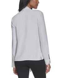 Halston Halston Neck Tie Blouse