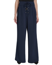 Halston Halston Lace-Up Front Pant