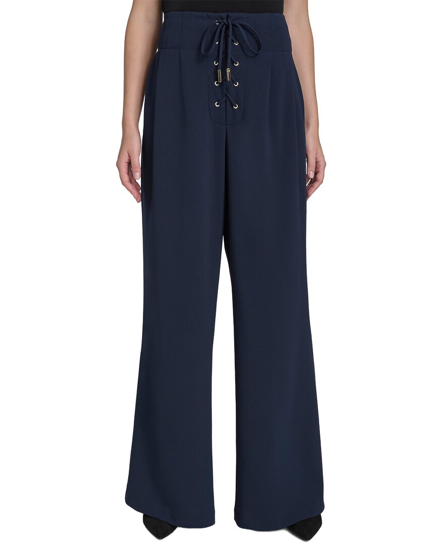 Halston Halston Lace-Up Front Pant