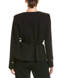 Halston Halston Belted Topper