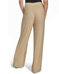 Halston Halston Wide Leg Metallic Pant