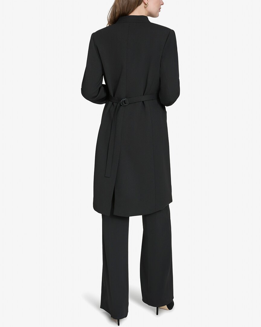 Halston Halston Collarless Topper