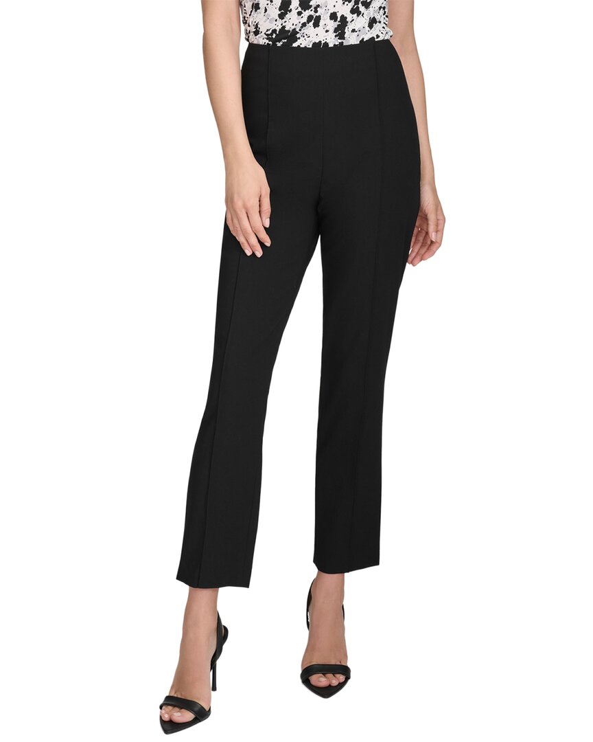 Halston Halston Slim Pintuck Cropped Pant