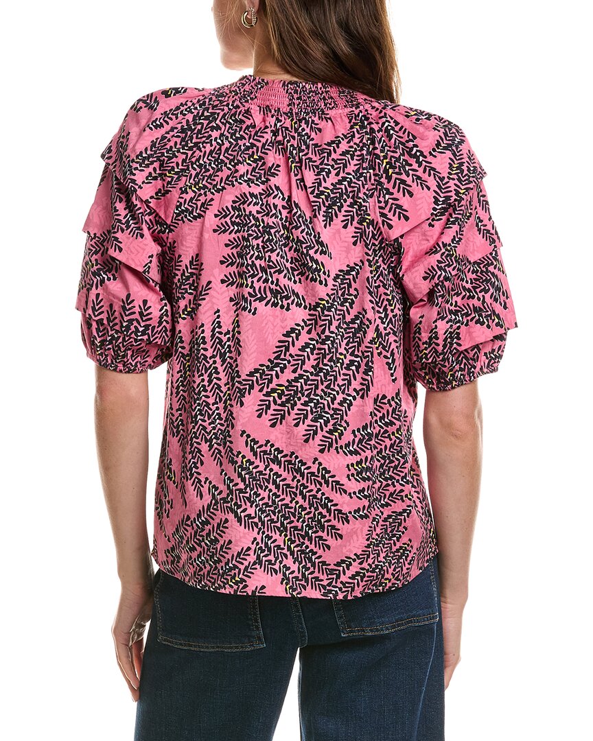 NIC & ZOE Nic & Zoe Petite Blush Of Spring Peasant Top