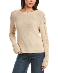 NIC & ZOE Nic & Zoe Crochet Crimpy Cord Sweater