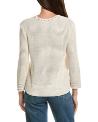 NIC & ZOE Nic & Zoe Edged Pop Stitch Sweater