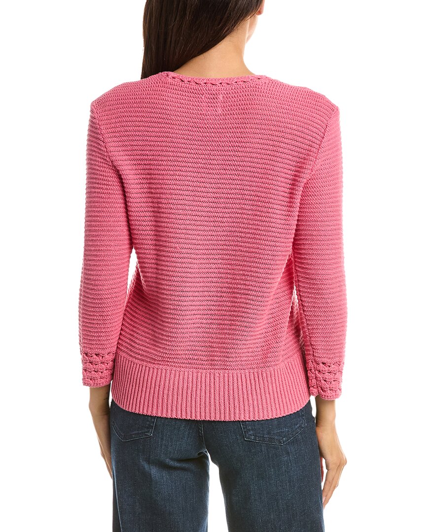 NIC & ZOE Nic & Zoe Edged Pop Stitch Sweater