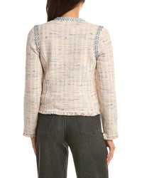 NIC & ZOE Nic & Zoe Contrast Trim Knit Jacket