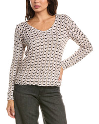 NIC & ZOE Nic & Zoe Mosaica Cord Sweater