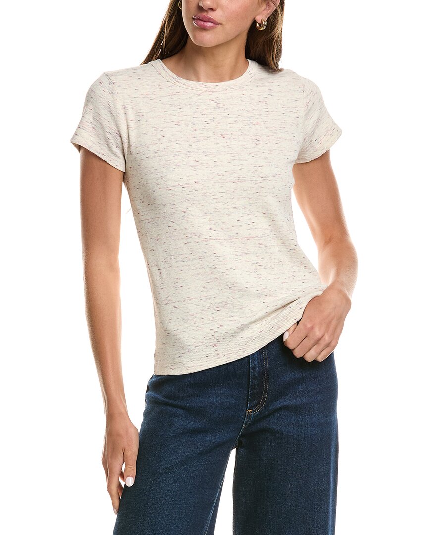 NIC & ZOE Nic & Zoe Speckled Crewneck T-Shirt