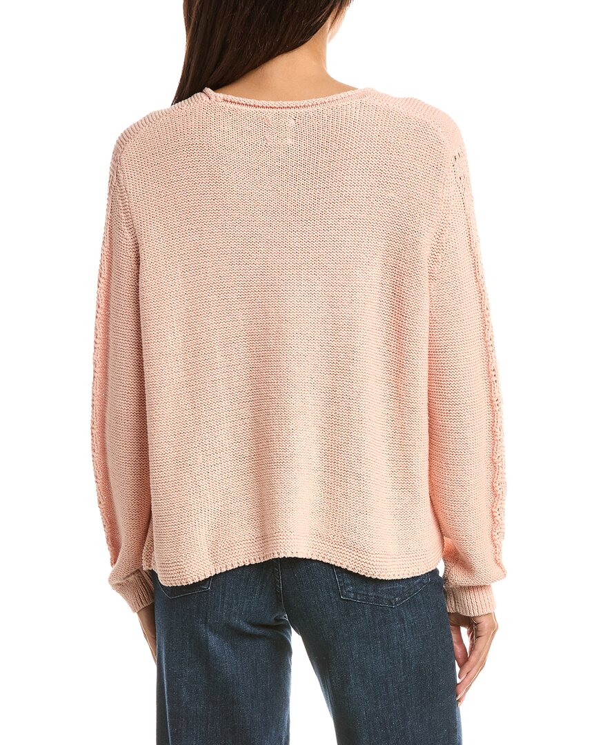 NIC & ZOE Nic & Zoe Crochet Crimpy Cord Sweater