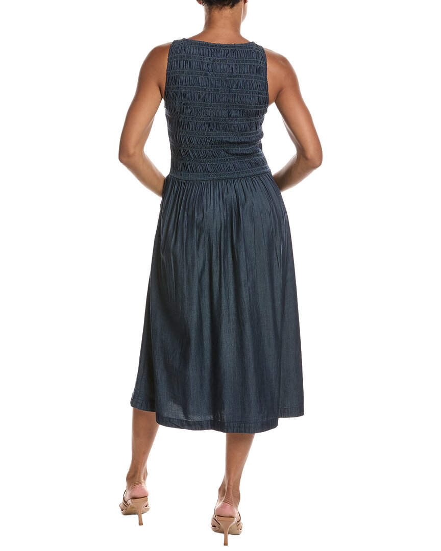 Madewell Madewell Denim Smocked Midi Dress