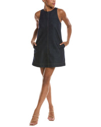 Madewell Madewell Denim Linen-Blend Shift Dress