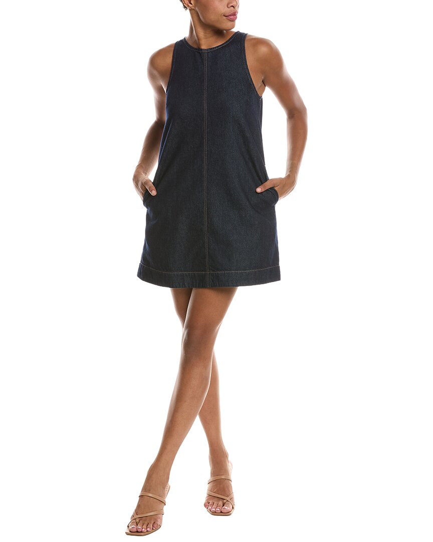 Madewell Madewell Denim Linen-Blend Shift Dress
