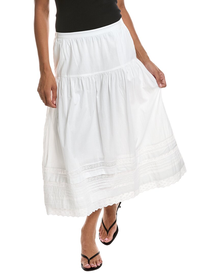 Madewell Madewell Pintucked Midi Skirt