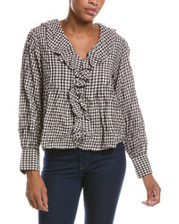 Madewell Madewell Ruffled Pintuck Top
