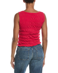 Madewell Madewell Sachi Smocked Linen-Blend Tank
