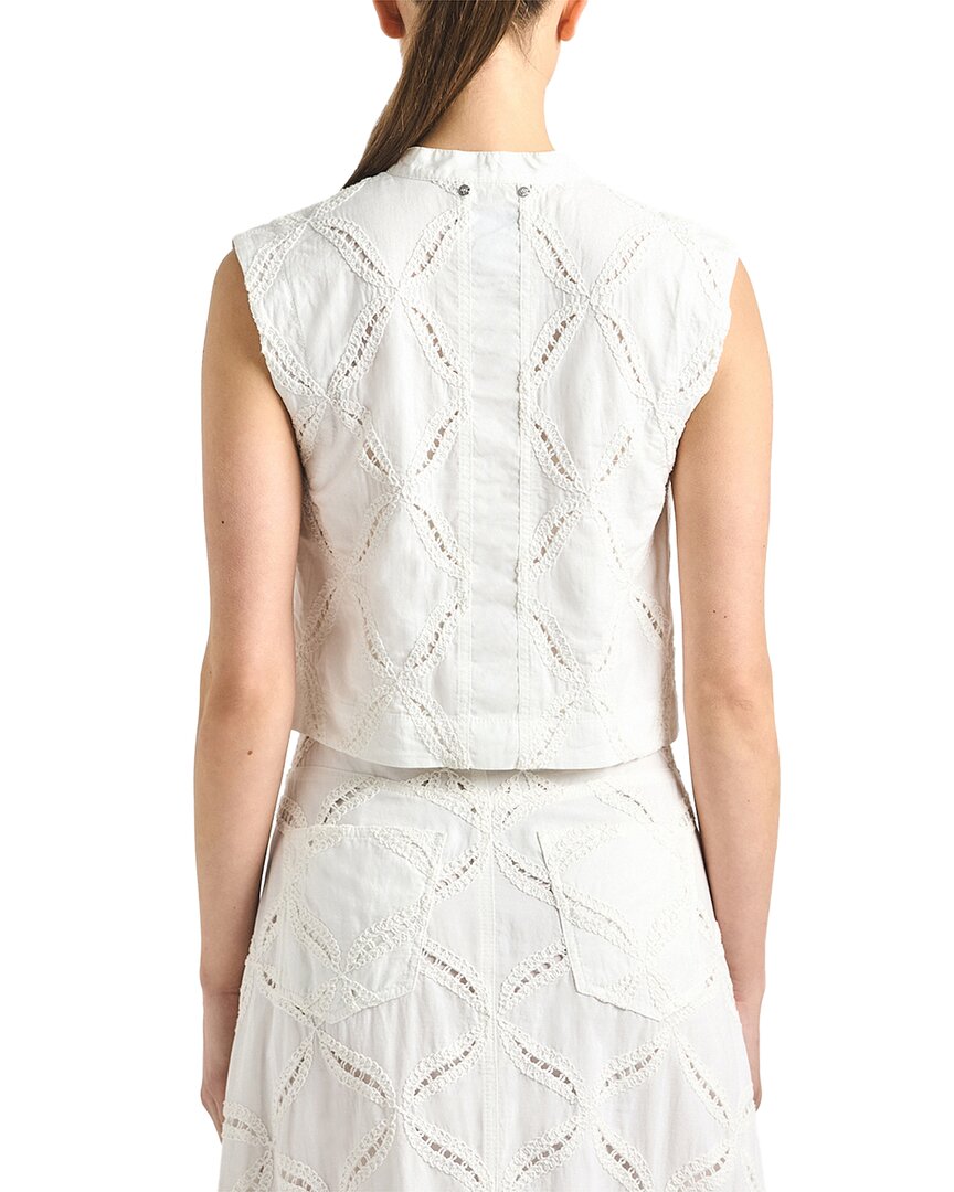 Derek Lam 10 Crosby Derek Lam 10 Crosby Tilda Cotton Eyelet Sleeveless Top