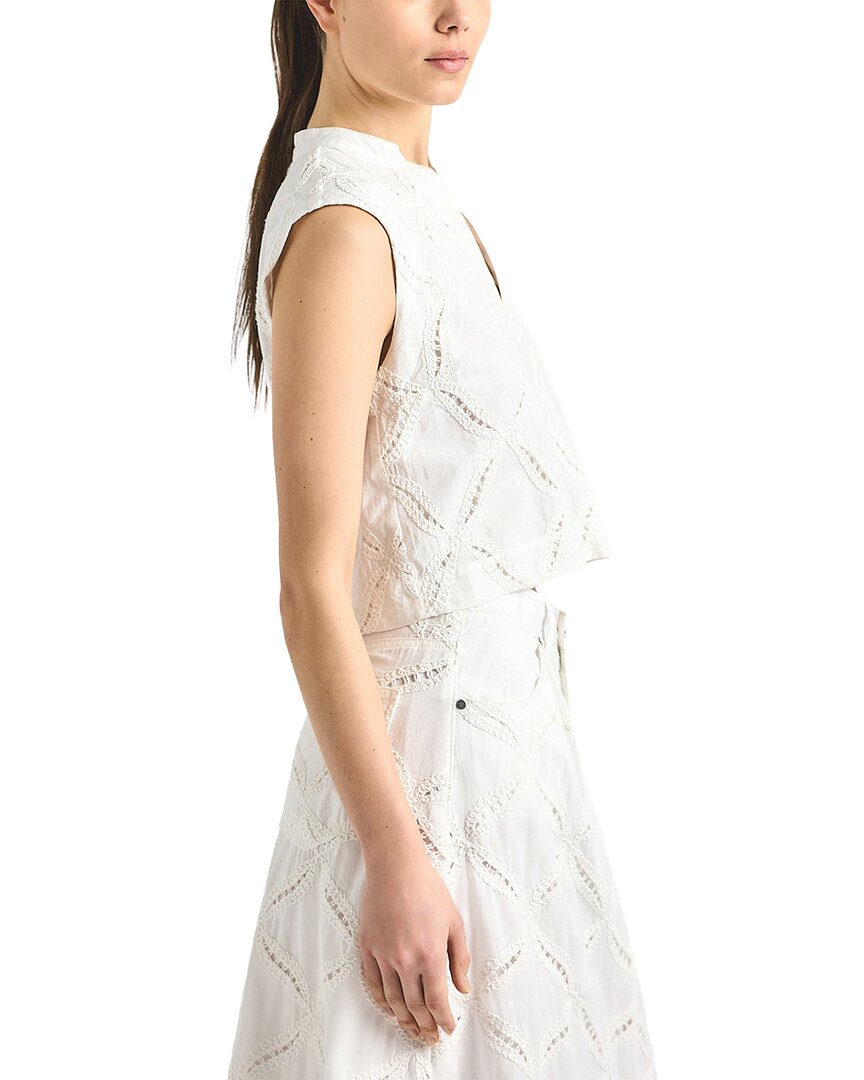Derek Lam 10 Crosby Derek Lam 10 Crosby Tilda Cotton Eyelet Sleeveless Top