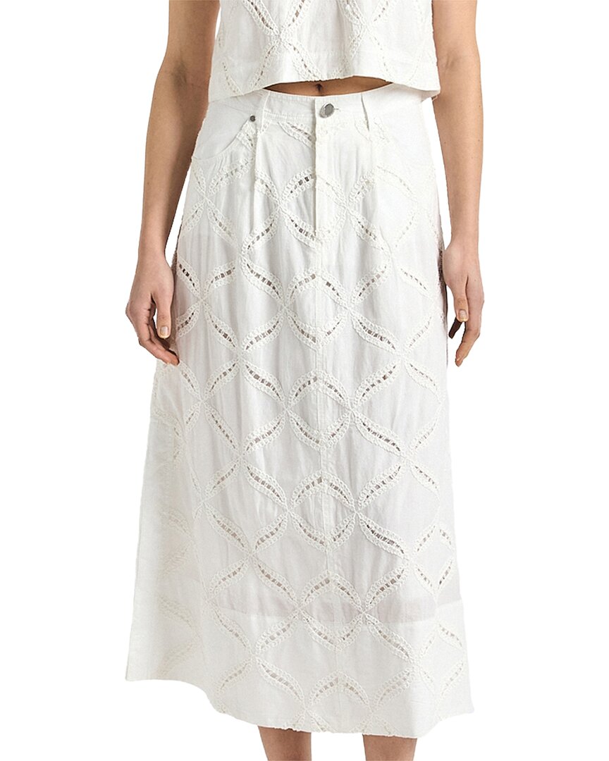 Derek Lam 10 Crosby Derek Lam 10 Crosby Nydia Cotton Eyelet Midi Skirt
