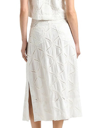 Derek Lam 10 Crosby Derek Lam 10 Crosby Nydia Cotton Eyelet Midi Skirt