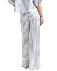 Derek Lam 10 Crosby Derek Lam 10 Crosby Aurely Drapey Striped Satin Wide Leg Pant