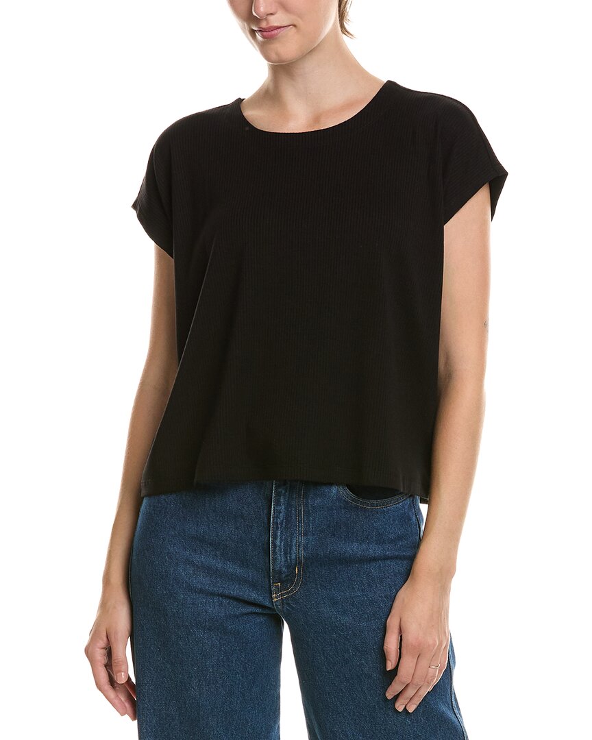 EILEEN FISHER Eileen Fisher Crew Neck Cropped Top