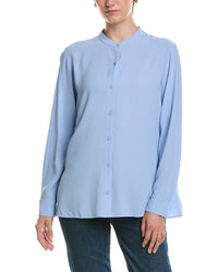 EILEEN FISHER Eileen Fisher Petite Silk Shirt