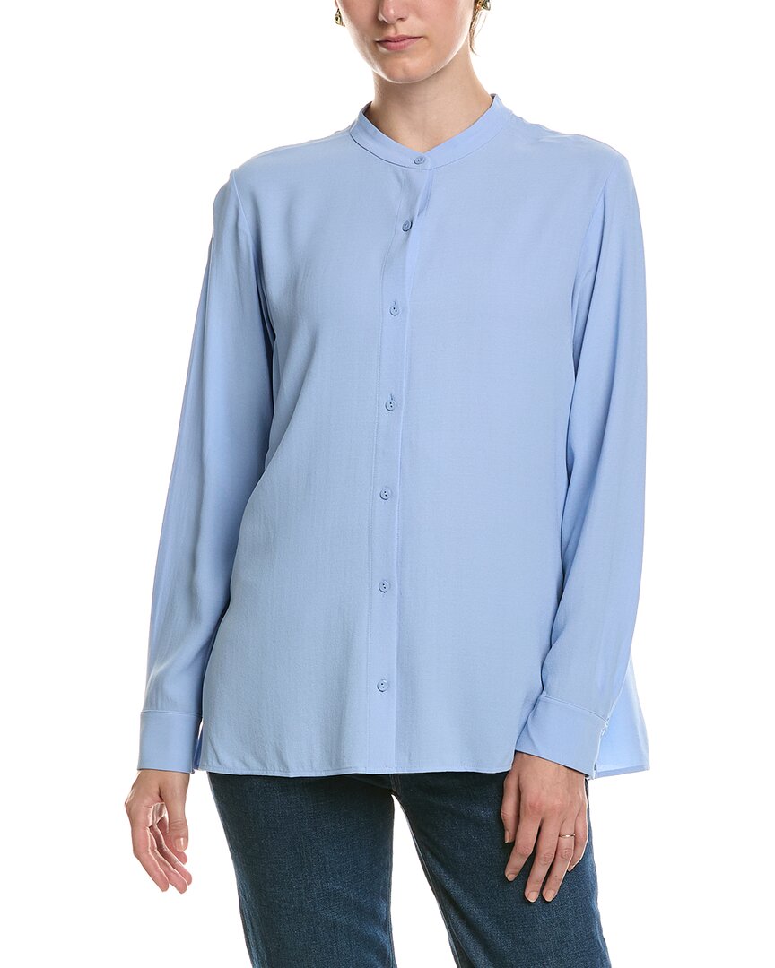 EILEEN FISHER Eileen Fisher Petite Silk Shirt