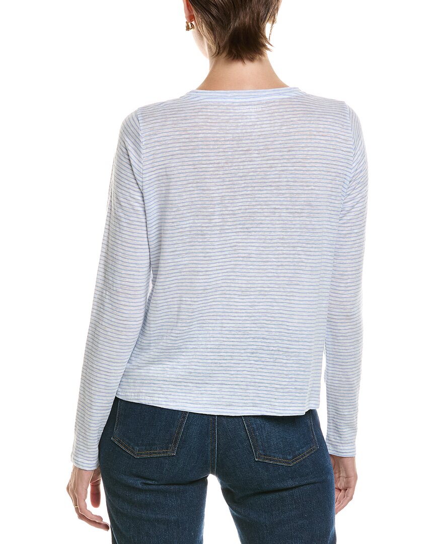 EILEEN FISHER Eileen Fisher Petite Linen Top