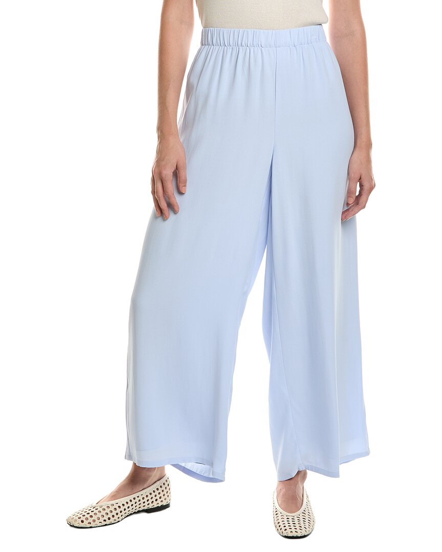 EILEEN FISHER Eileen Fisher Wide Ankle Silk Pant
