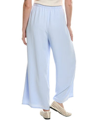 EILEEN FISHER Eileen Fisher Wide Ankle Silk Pant