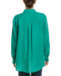 EILEEN FISHER Eileen Fisher Classic Linen Long Shirt