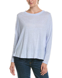 EILEEN FISHER Eileen Fisher Petite Linen Top