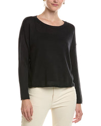EILEEN FISHER Eileen Fisher Crew Neck Linen-Blend Sweater