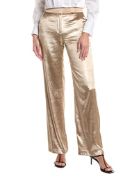 Peserico Peserico Long Pile Velvet Silk-Trim Pant
