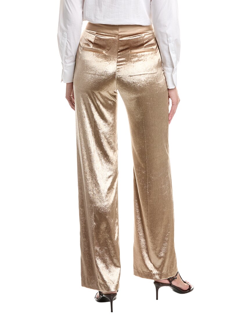 Peserico Peserico Long Pile Velvet Silk-Trim Pant