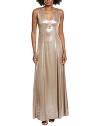 Peserico Peserico Metallic Maxi Dress