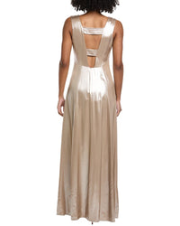 Peserico Peserico Metallic Maxi Dress