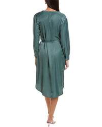 Peserico Peserico Tie Neck Midi Dress