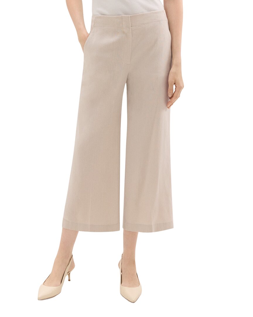 Theory Theory Clean Terena Linen-Blend Pant